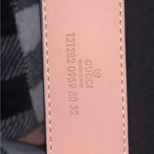 black gucci belt